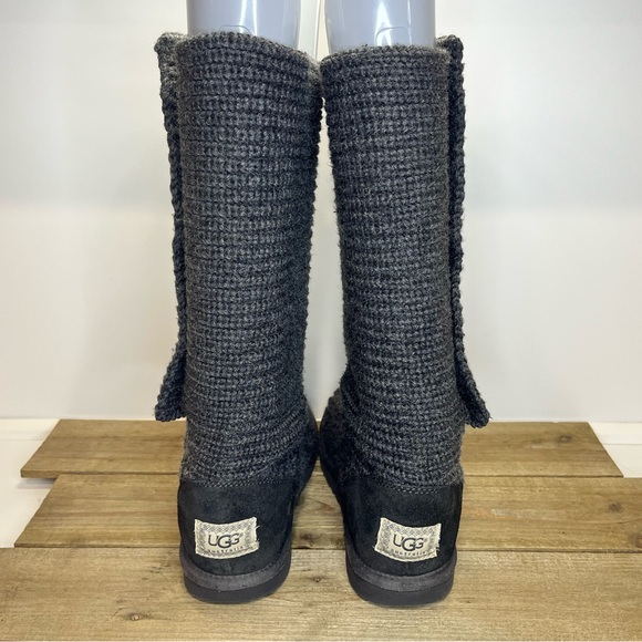 Ugg Classic Cardy tall knit 5-button boots - Picture 5 of 8
